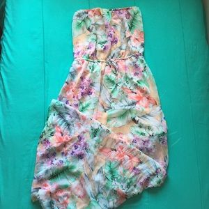 summer off the shoulders long dress (guess)